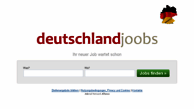 What Deutschlandjoobs.com website looked like in 2017 (6 years ago)