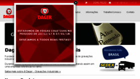 What Dager.com.br website looked like in 2017 (6 years ago)