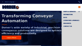 What Dornerconveyors.com website looked like in 2017 (6 years ago)