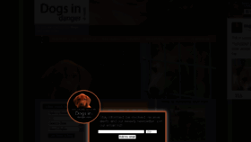 What Dogsindanger.com website looked like in 2017 (6 years ago)