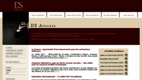 What Ds-avocats.com website looked like in 2017 (6 years ago)