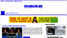 What Drama3s.me website looked like in 2017 (6 years ago)