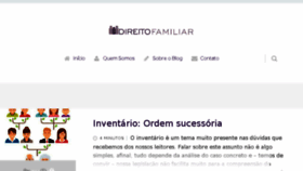 What Direitofamiliar.com.br website looked like in 2017 (6 years ago)