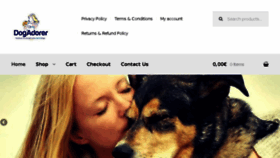 What Dog-adorer.com website looked like in 2017 (6 years ago)