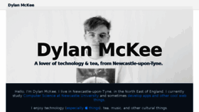 What Dylan.ninja website looked like in 2017 (6 years ago)
