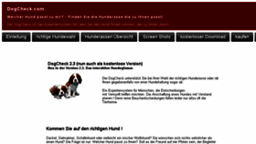 What Dogcheck.com website looked like in 2017 (6 years ago)