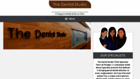 What Dentalstudio.sg website looked like in 2017 (6 years ago)