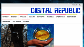 What Digitalrepublic.cz website looked like in 2017 (6 years ago)