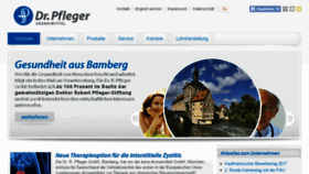 What Dr-pfleger.de website looked like in 2017 (6 years ago)