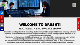 What Drushti.in website looked like in 2017 (6 years ago)