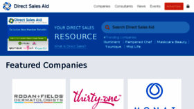 What Directsalesaid.com website looked like in 2017 (6 years ago)