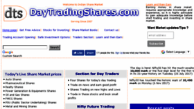 What Daytradingshares.com website looked like in 2017 (6 years ago)