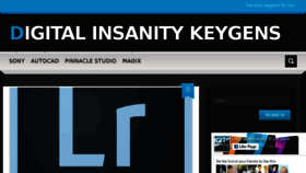 What Digital-insanity.com website looked like in 2017 (6 years ago)