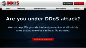 What Ddoshostingsolutions.com website looked like in 2017 (6 years ago)