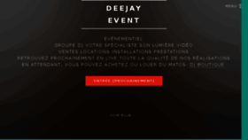 What Deejayevent.com website looked like in 2017 (6 years ago)