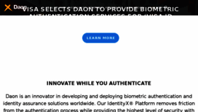 What Daon.com website looked like in 2018 (8 years ago)