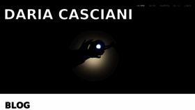What Dariacasciani.net website looked like in 2018 (6 years ago)