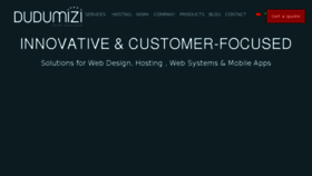 What Dudumizi.com website looked like in 2018 (8 years ago)