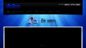 What Distinx.com website looked like in 2018 (6 years ago)