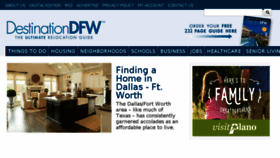 What Destinationdfw.com website looked like in 2018 (6 years ago)