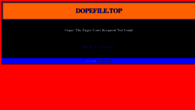 What Dopefile.top website looked like in 2018 (6 years ago)
