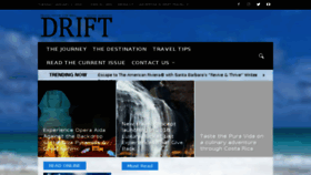 What Drifttravel.com website looked like in 2018 (6 years ago)