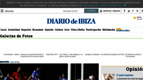 What Diariodeibiza.es website looked like in 2018 (6 years ago)