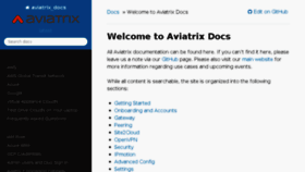 What Docs.aviatrix.com website looked like in 2018 (6 years ago)