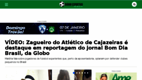 What Diarioesportivo.com.br website looked like in 2018 (6 years ago)
