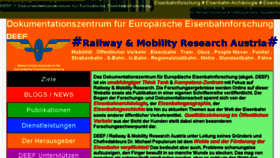 What Dokumentationszentrum-eisenbahnforschung.org website looked like in 2018 (6 years ago)