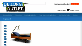 What Dezorgoutlet.nl website looked like in 2018 (6 years ago)