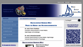 What Dialysezentrum-hamburg.de website looked like in 2018 (6 years ago)