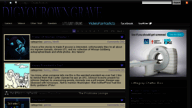 What Digyourowngrave.com website looked like in 2018 (6 years ago)