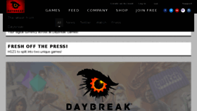 What Daybreakgames.com website looked like in 2018 (6 years ago)