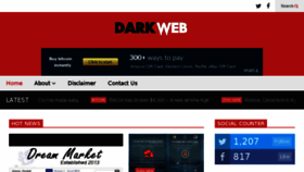 What Darkweb.world website looked like in 2018 (6 years ago)