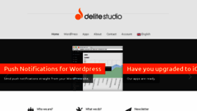 What Delitestudio.com website looked like in 2018 (6 years ago)