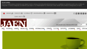 What Diariojaen.es website looked like in 2018 (6 years ago)