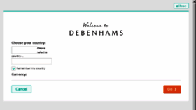 What Debenham.biz website looked like in 2018 (6 years ago)