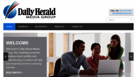 What Dailyheraldmediagroup.com website looked like in 2018 (6 years ago)