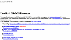 What Drdos.net website looked like in 2018 (6 years ago)