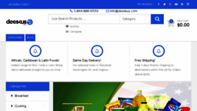 What Deeskus.com website looked like in 2018 (6 years ago)