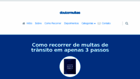 What Doutormultas.com.br website looked like in 2018 (6 years ago)