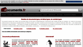What Documents.fr website looked like in 2018 (6 years ago)