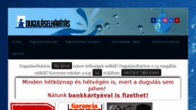 What Dugulaselharitas-fix-aron.hu website looked like in 2018 (6 years ago)