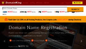 What Domainking.ng website looked like in 2018 (6 years ago)