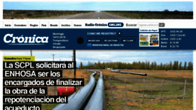 What Diariocronica.com.ar website looked like in 2018 (6 years ago)