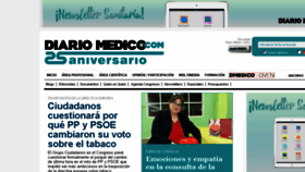 What Diariomedico.com website looked like in 2018 (6 years ago)