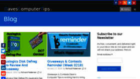 What Davescomputertips.com website looked like in 2018 (6 years ago)