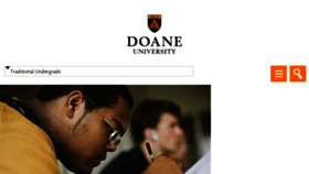 What Doane.edu website looked like in 2018 (6 years ago)