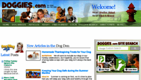 What Doggies.com website looked like in 2018 (6 years ago)